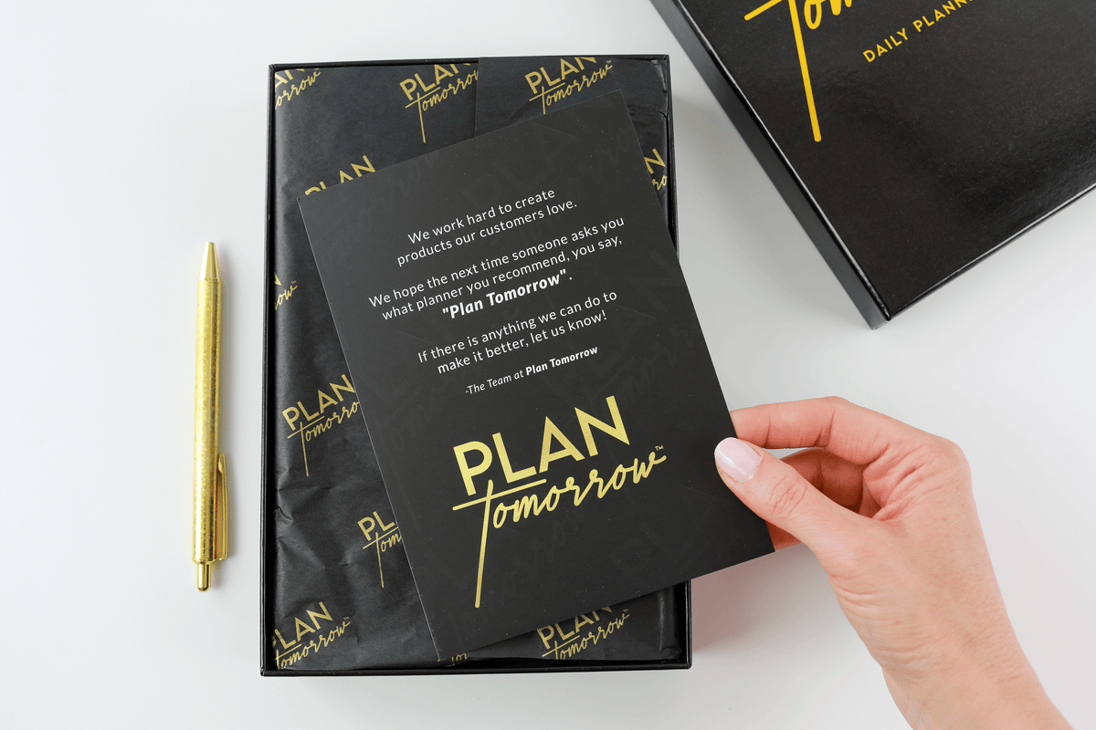 Plan Tomorrow Premium Daily Planner for DOERS