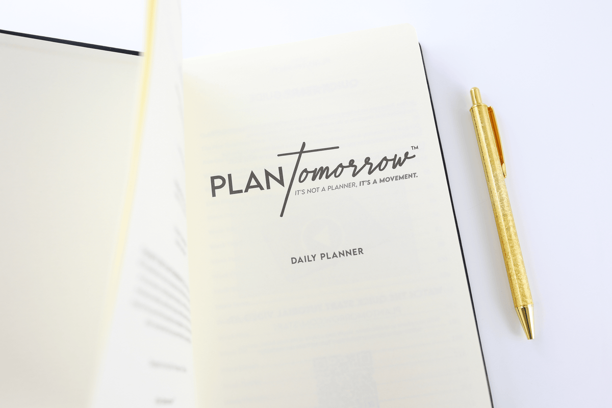 Plan Tomorrow Premium Daily Planner for DOERS
